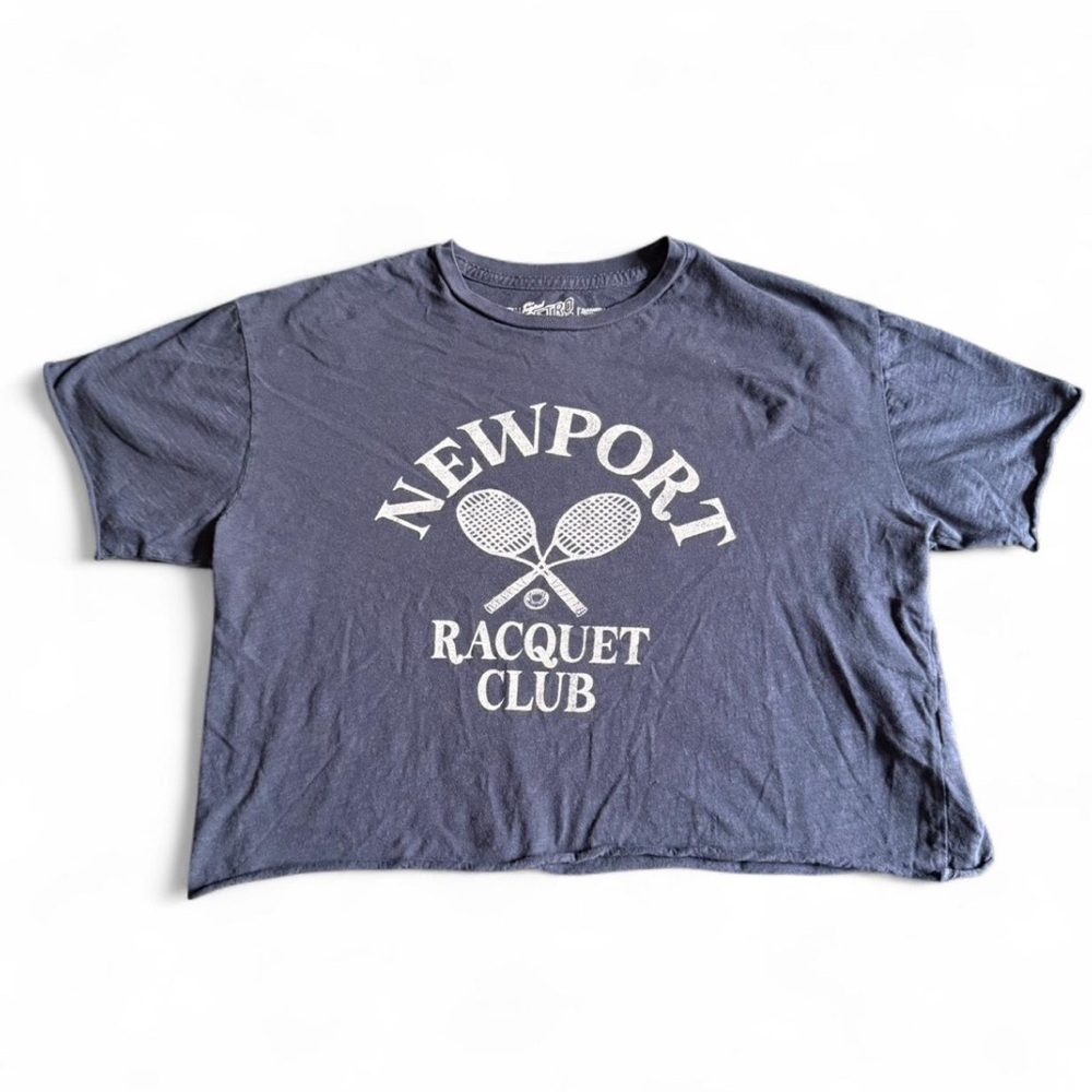 Retro Brand Navy Graphic Tee